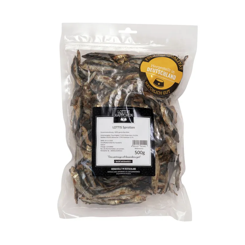 LOTTIS HÄPPCHEN Sprotten 500 g Knallerangebot